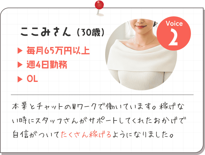 ここみさん（30歳）