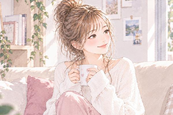 休憩するりおさん