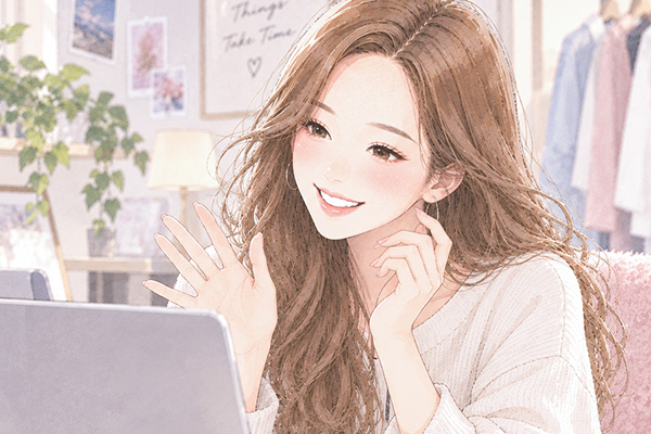 チャットを始めるゆいさん